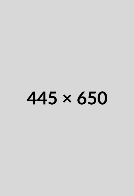 A gray placeholder image with the dimensions 445 by 650 pixels displayed in black text at the center.